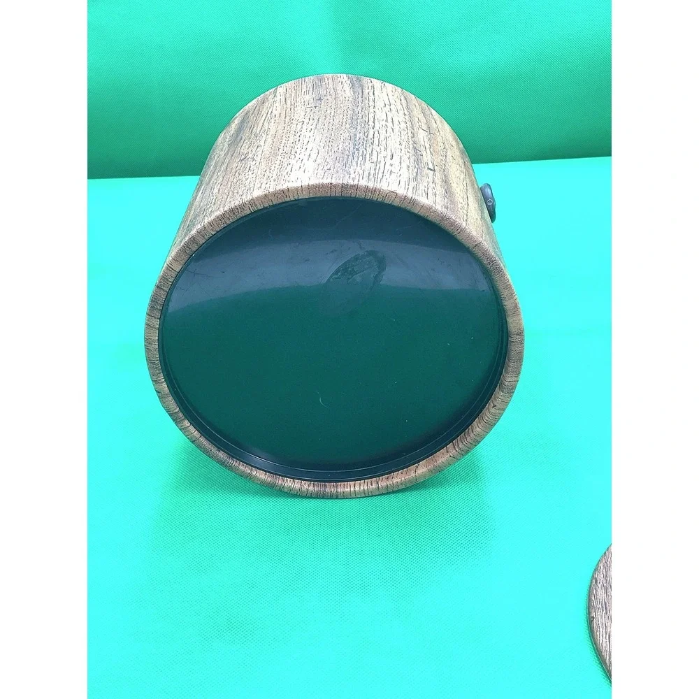 Vintage Wood Ice Bucket - Mid-Century Modern Style-Retro‎